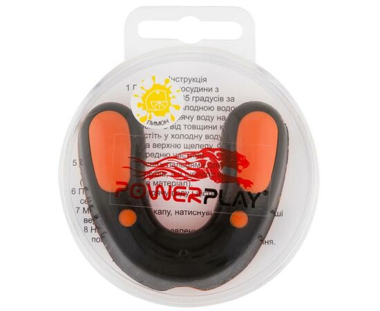 Капа PowerPlay 3315 SR Lemon Black/Orange (PP_3315_SR_BLACK/OR/LEMON), зображення 4 Капа PowerPlay 3315 SR Lemon Black/Orange (PP_3315_SR_BLACK/OR/LEMON), зображення 4