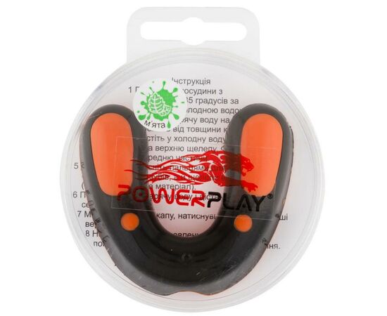 Капа PowerPlay 3315 SR Mint Black/Orange (PP_3315_SR_BLACK/OR/MINT), изображение 4 Капа PowerPlay 3315 SR Mint Black/Orange (PP_3315_SR_BLACK/OR/MINT), изображение 4