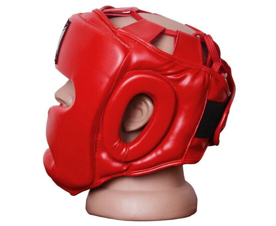 Боксерский шлем PowerPlay 3043 L Red (PP_3043_L_Red), изображение 3 Боксерский шлем PowerPlay 3043 L Red (PP_3043_L_Red), изображение 3