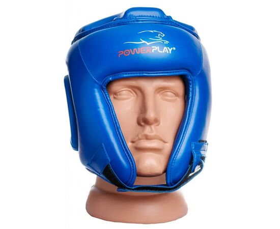 Боксерский шлем PowerPlay 3045 S Blue (PP_3045_S_Blue), изображение 2 Боксерский шлем PowerPlay 3045 S Blue (PP_3045_S_Blue), изображение 2