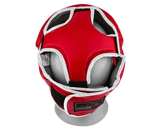 Боксерский шлем PowerPlay 3068 M Red/White (PP_3068_M_Red/White), изображение 4 Боксерский шлем PowerPlay 3068 M Red/White (PP_3068_M_Red/White), изображение 4
