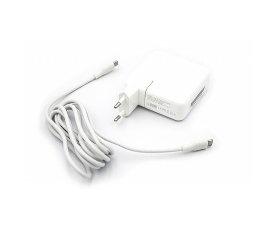Блок питания к ноутбуку PowerPlant APPLE 220V, 20V 61W (USB Type-C) (AP61HCUSB), изображение 2 Блок питания к ноутбуку PowerPlant APPLE 220V, 20V 61W (USB Type-C) (AP61HCUSB), изображение 2