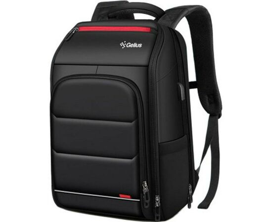 Рюкзак для ноутбука Gelius 15" Waterproof Protector 2 GP-BP006 Black (00000084387), изображение 3 Рюкзак для ноутбука Gelius 15" Waterproof Protector 2 GP-BP006 Black (00000084387), изображение 3