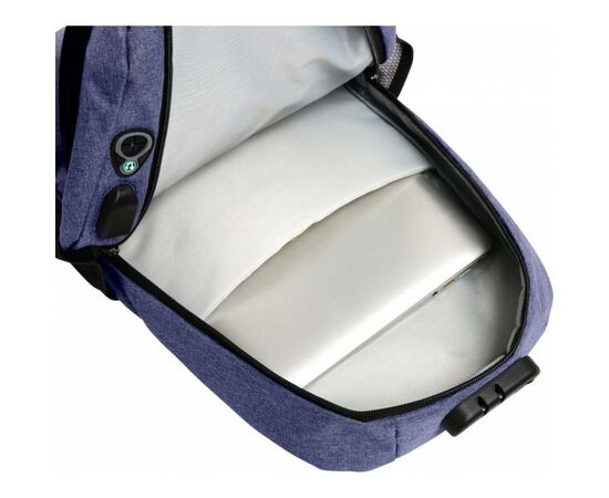 Рюкзак для ноутбука AirOn 14" Lock 18L Blue (4822356710650), изображение 5 Рюкзак для ноутбука AirOn 14" Lock 18L Blue (4822356710650), изображение 5