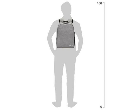 Рюкзак для ноутбука AirOn 14" Lock 18L Grey (4822356710651), изображение 6 Рюкзак для ноутбука AirOn 14" Lock 18L Grey (4822356710651), изображение 6