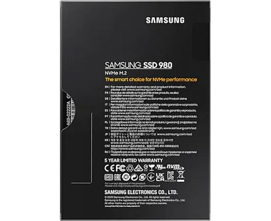 Накопитель SSD M.2 2280 250GB Samsung (MZ-V8V250BW), изображение 6 Накопитель SSD M.2 2280 250GB Samsung (MZ-V8V250BW), изображение 6