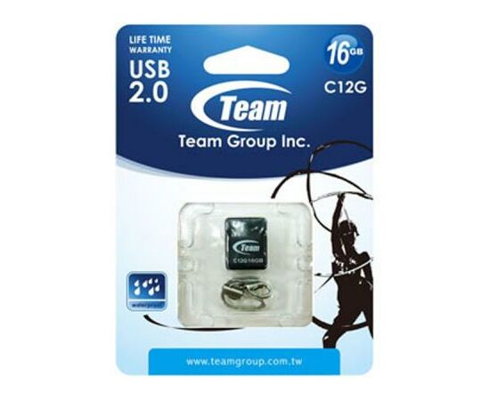 USB флеш накопитель Team 16GB C12G Black USB 2.0 (TC12G16GB01), изображение 5 USB флеш накопитель Team 16GB C12G Black USB 2.0 (TC12G16GB01), изображение 5
