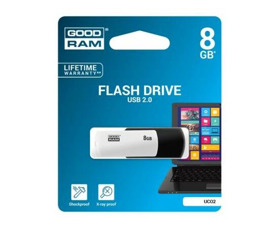 USB флеш накопичувач Goodram 8GB Colour Mix Black/White USB 2.0 (UCO2-0080KWR11)