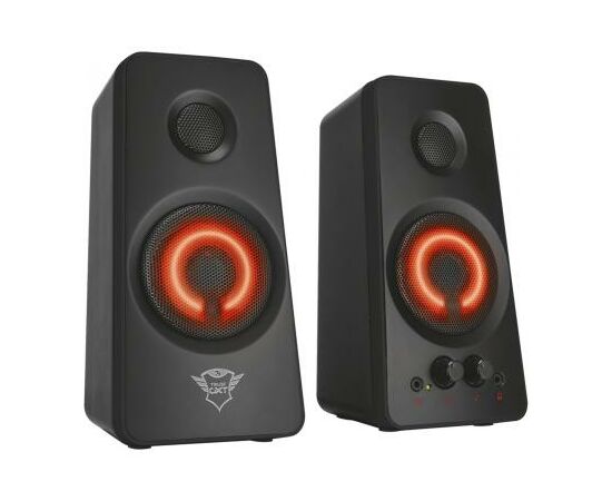 Акустическая система Trust GXT 608 Illuminated 2.0 Speaker Set (21202), изображение 3 Акустическая система Trust GXT 608 Illuminated 2.0 Speaker Set (21202), изображение 3