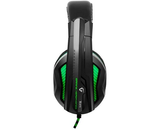 Наушники Gemix X-370 black-green, изображение 2 Наушники Gemix X-370 black-green, изображение 2