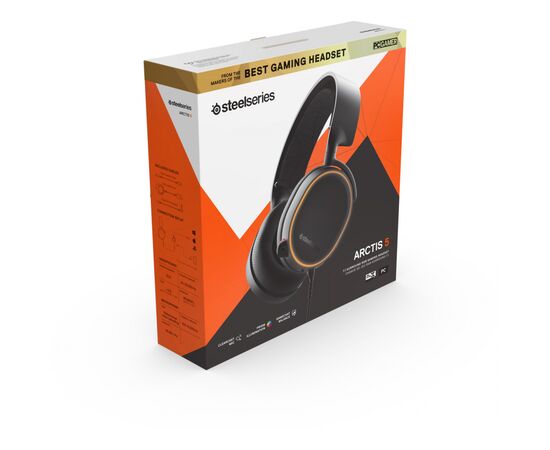 Наушники SteelSeries Arctis 5 Black 2019 Edition (61504), изображение 5 Наушники SteelSeries Arctis 5 Black 2019 Edition (61504), изображение 5