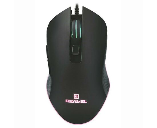 Мышка REAL-EL RM-550 Black, изображение 2 Мышка REAL-EL RM-550 Black, изображение 2