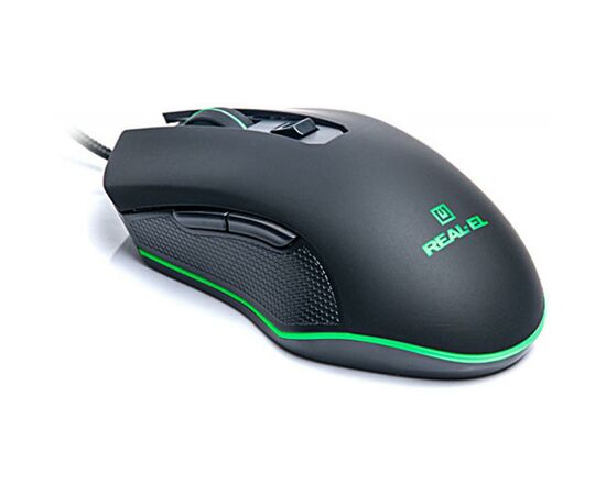 Мышка REAL-EL RM-550 Black, изображение 8 Мышка REAL-EL RM-550 Black, изображение 8