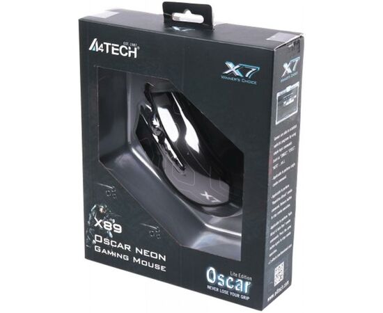 Мишка A4Tech X89 Black, зображення 4 Мишка A4Tech X89 Black, зображення 4