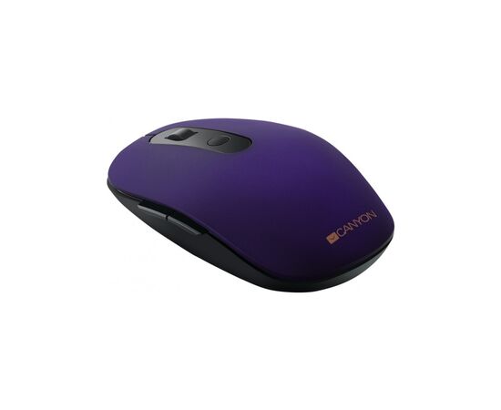 Мышка Canyon CNS-CMSW09V Wireless Violet (CNS-CMSW09V), изображение 3 Мышка Canyon CNS-CMSW09V Wireless Violet (CNS-CMSW09V), изображение 3