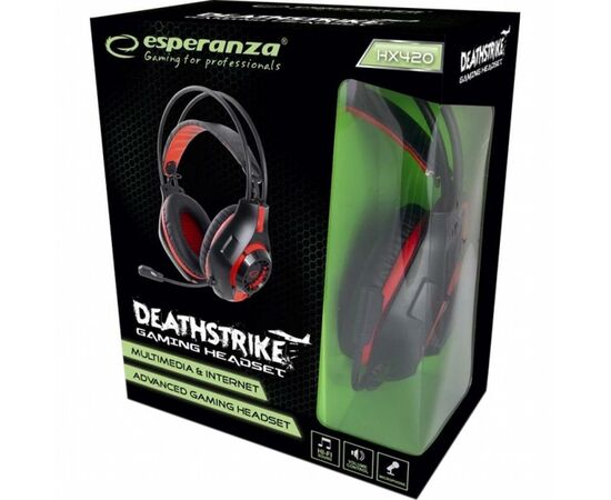 Наушники Esperanza EGH420R Black-Red (EGH420R), изображение 4 Наушники Esperanza EGH420R Black-Red (EGH420R), изображение 4