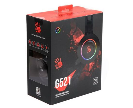 Наушники A4Tech Bloody G521 Black, изображение 5 Наушники A4Tech Bloody G521 Black, изображение 5