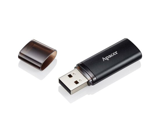 USB флеш накопитель Apacer 64GB AH25B Black USB 3.1 (AP64GAH25BB-1), изображение 2 USB флеш накопитель Apacer 64GB AH25B Black USB 3.1 (AP64GAH25BB-1), изображение 2