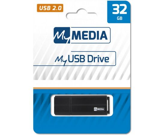 USB флеш накопитель MyMedia 32GB Black USB 2.0 (69262), изображение 4 USB флеш накопитель MyMedia 32GB Black USB 2.0 (69262), изображение 4
