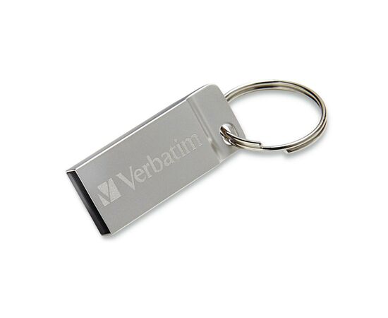 USB флеш накопитель Verbatim 64GB Metal Executive Silver USB 2.0 (98750), изображение 3 USB флеш накопитель Verbatim 64GB Metal Executive Silver USB 2.0 (98750), изображение 3
