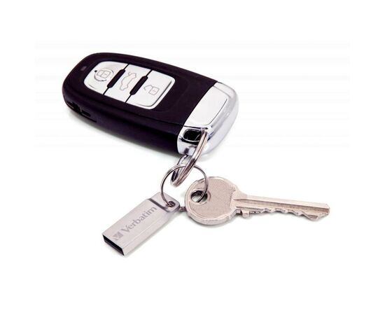 USB флеш накопитель Verbatim 64GB Metal Executive Silver USB 2.0 (98750), изображение 4 USB флеш накопитель Verbatim 64GB Metal Executive Silver USB 2.0 (98750), изображение 4