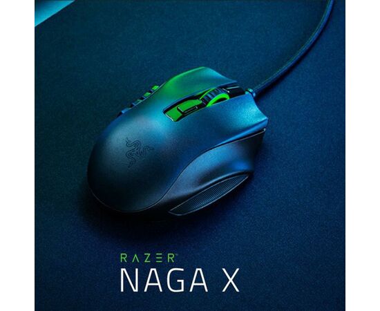 Мышка Razer Naga X USB RGB Black (RZ01-03590100-R3M1), изображение 4 Мышка Razer Naga X USB RGB Black (RZ01-03590100-R3M1), изображение 4
