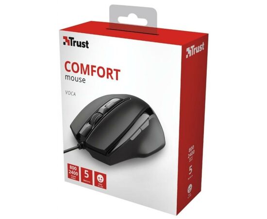 Мышка Trust Voca USB Black (23650), изображение 5 Мышка Trust Voca USB Black (23650), изображение 5