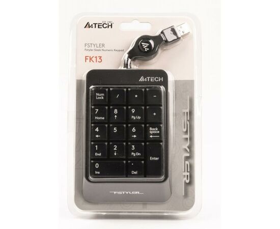 Клавіатура A4Tech FK13 Grey, зображення 5 Клавіатура A4Tech FK13 Grey, зображення 5