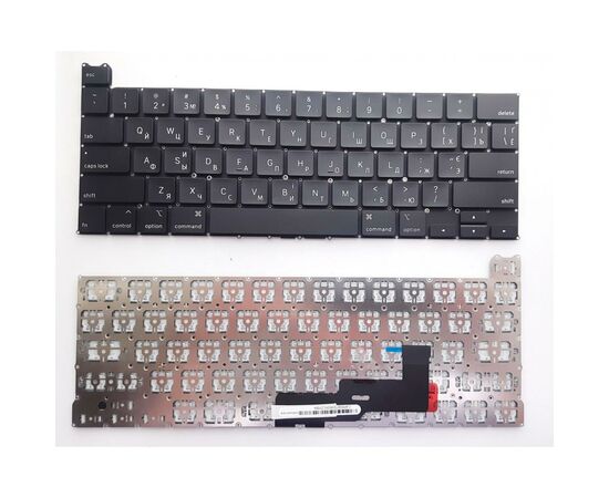 Клавіатура ноутбука Apple Macbook Pro 13" A2289 черна UA (A46175)