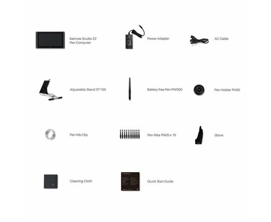 Планшет-монітор Huion Kamvas Studio 22 + клавиатура и мышь (KS2201), зображення 8 Планшет-монітор Huion Kamvas Studio 22 + клавиатура и мышь (KS2201), зображення 8