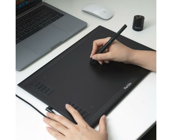 Графічний планшет Parblo A610 Plus V2 Black (A610PLUSV2), зображення 7 Графічний планшет Parblo A610 Plus V2 Black (A610PLUSV2), зображення 7
