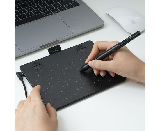 Графический планшет Parblo A640 V2 Black (A640V2), изображение 7 Графический планшет Parblo A640 V2 Black (A640V2), изображение 7