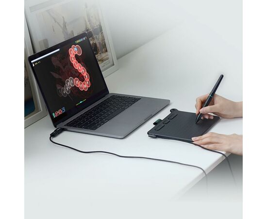Графічний планшет Parblo Ninos S Black (NINOSS), зображення 5 Графічний планшет Parblo Ninos S Black (NINOSS), зображення 5