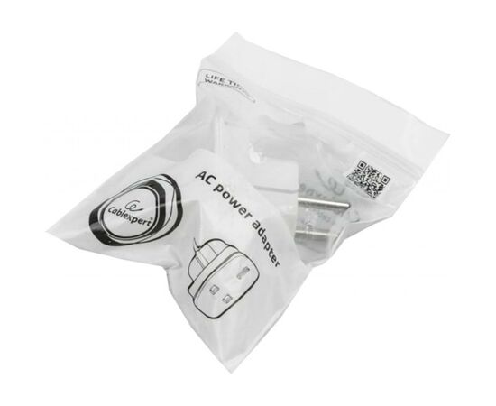 Переходник Cablexpert UK-розетка - Евро-вилка (A-AC-UKEU-001), изображение 2 Переходник Cablexpert UK-розетка - Евро-вилка (A-AC-UKEU-001), изображение 2