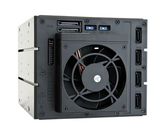 Бэкплейн Chieftec 3x5.25"/4x3.5" Hot-Swap Aluminium (CBP-3141SAS), изображение 2 Бэкплейн Chieftec 3x5.25"/4x3.5" Hot-Swap Aluminium (CBP-3141SAS), изображение 2