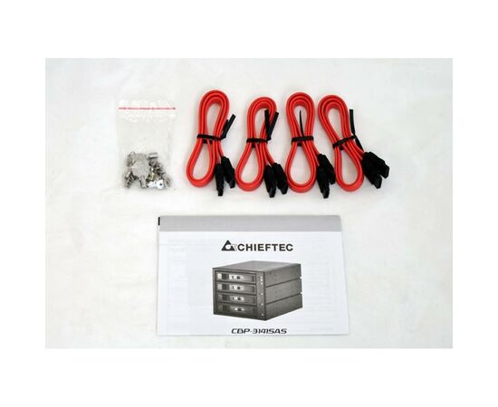 Бэкплейн Chieftec 3x5.25"/4x3.5" Hot-Swap Aluminium (CBP-3141SAS), изображение 5 Бэкплейн Chieftec 3x5.25"/4x3.5" Hot-Swap Aluminium (CBP-3141SAS), изображение 5