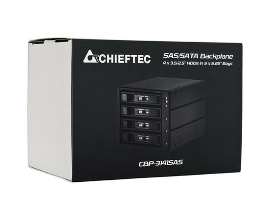 Бэкплейн Chieftec 3x5.25"/4x3.5" Hot-Swap Aluminium (CBP-3141SAS), изображение 6 Бэкплейн Chieftec 3x5.25"/4x3.5" Hot-Swap Aluminium (CBP-3141SAS), изображение 6
