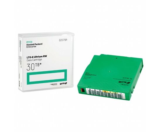 Дата-картридж HP LTO-8 30TB RW (Q2078A), изображение 2 Дата-картридж HP LTO-8 30TB RW (Q2078A), изображение 2