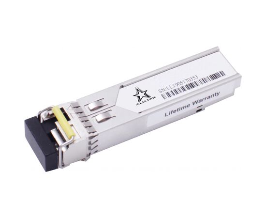 Модуль SFP Alistar Модуль SFP 1000BASE-BX 1SM WDM LC 20KM TX1550/RX1310nm DDM (SFP-1G-BX-D-L20)