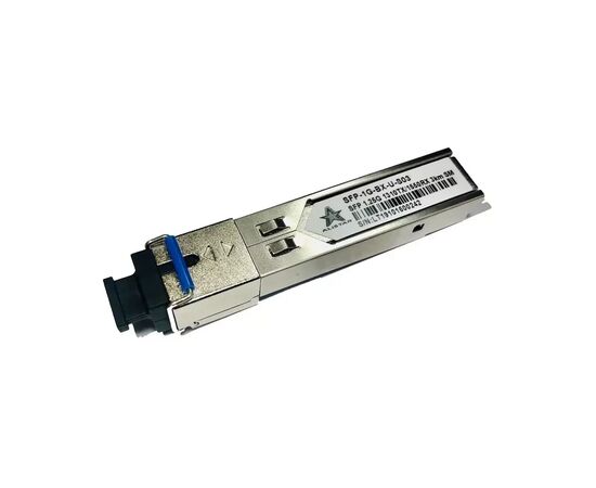 Модуль SFP Alistar Модуль SFP 1000BASE-BX 1SM WDM SC 3KM TX1310/RX1550nm DDM (SFP-1G-BX-U-S03)