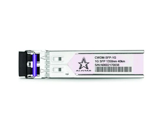 Модуль SFP Alistar Модуль SFP 1G 2SM CWDM LC 40KM TX1350nm DDM (SFP-1G-EX-C-35), изображение 3 Модуль SFP Alistar Модуль SFP 1G 2SM CWDM LC 40KM TX1350nm DDM (SFP-1G-EX-C-35), изображение 3