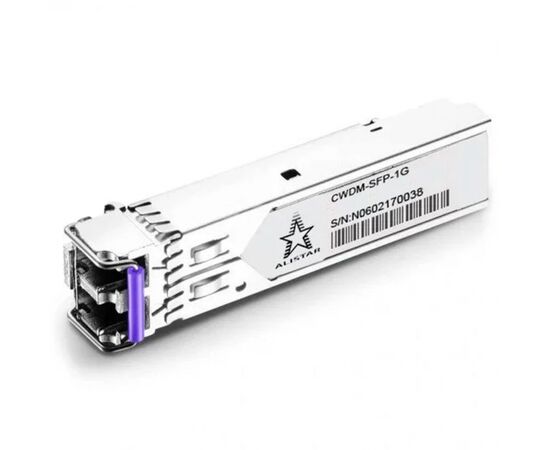 Модуль SFP Alistar Модуль SFP 1G 2SM CWDM LC 80KM TX1350nm DDM (SFP-1G-ZX-C-35), изображение 3 Модуль SFP Alistar Модуль SFP 1G 2SM CWDM LC 80KM TX1350nm DDM (SFP-1G-ZX-C-35), изображение 3