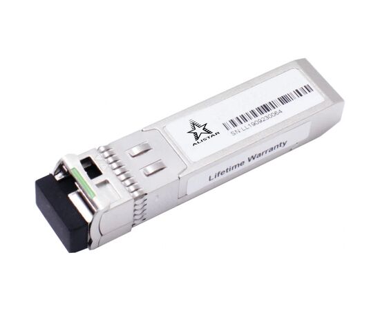 Модуль SFP Alistar Модуль SFP+ 10GBASE-BX 1SM WDM LC 60KM TX1330/RX1270nm DOM (SFP-10G-ER-BX-D-60)