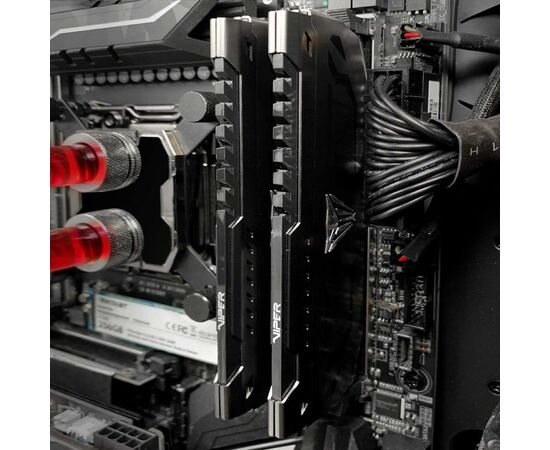 Модуль пам'яті для комп'ютера DDR4 8GB 3600 MHz Viper Steel Gray Patriot (PVS48G360C8), зображення 2 Модуль пам'яті для комп'ютера DDR4 8GB 3600 MHz Viper Steel Gray Patriot (PVS48G360C8), зображення 2