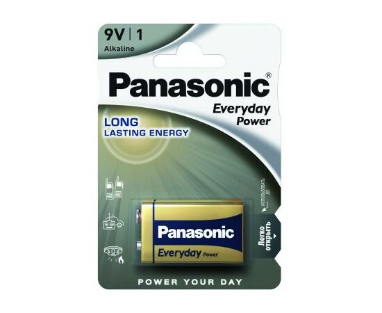 Батарейка Panasonic Крона 6LR61 Everyday Power * 1 (6LR61REE/1B)
