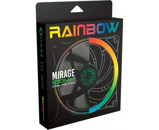Кулер для корпуса Gamemax FN-12Rainbow-N, изображение 9 Кулер для корпуса Gamemax FN-12Rainbow-N, изображение 9