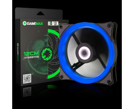 Кулер для корпуса Gamemax GMX-RF12-B, изображение 8 Кулер для корпуса Gamemax GMX-RF12-B, изображение 8