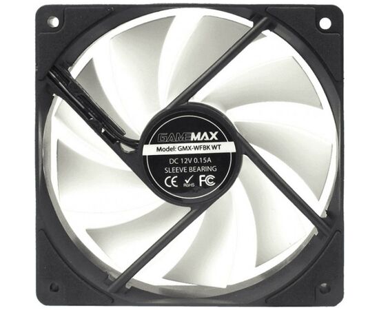 Кулер для корпуса Gamemax GMX-WFBK-WT, изображение 4 Кулер для корпуса Gamemax GMX-WFBK-WT, изображение 4