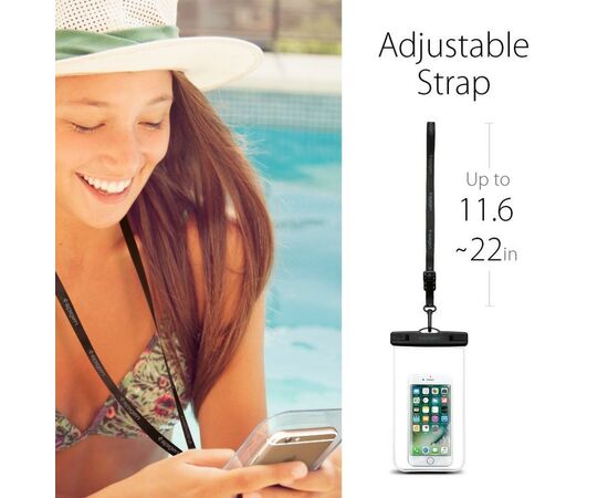 Чехол для моб. телефона Spigen Velo A600 Universal Waterproof (4.01x7.08") (000EM21018), изображение 9 Чехол для моб. телефона Spigen Velo A600 Universal Waterproof (4.01x7.08") (000EM21018), изображение 9