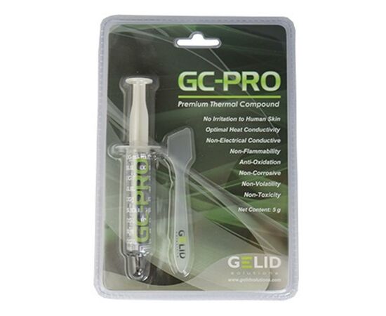 Термопаста Gelid Solutions GC-PRO 5g (TC-GC-PRO-A), изображение 2 Термопаста Gelid Solutions GC-PRO 5g (TC-GC-PRO-A), изображение 2
